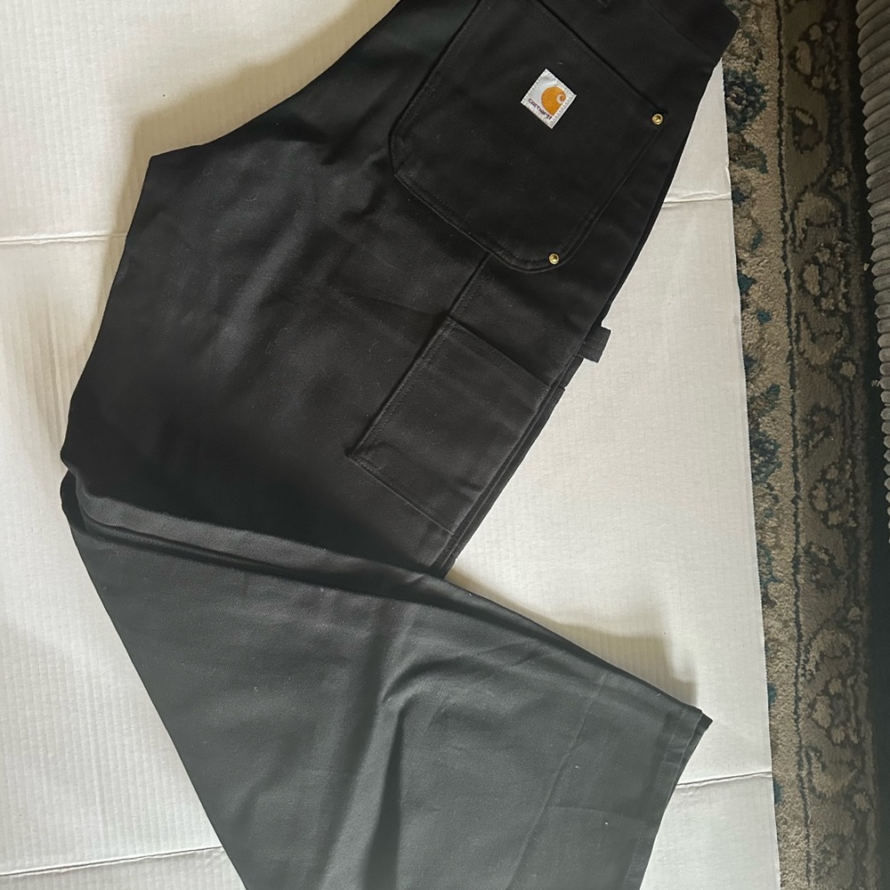 Carhartt Black Cargo Pants Durable Utility Wear